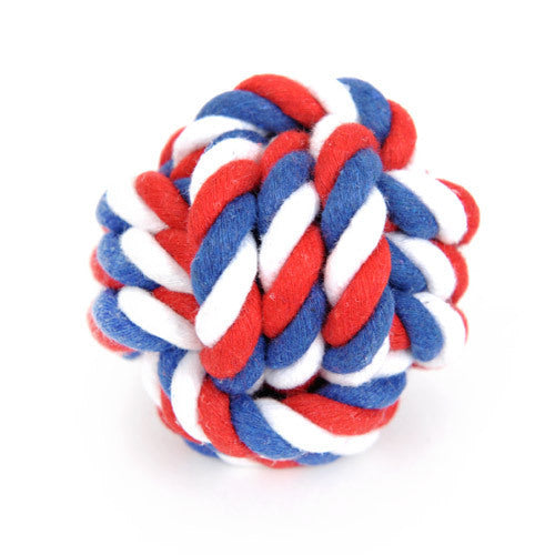 JMT-499658 Pet Cotton Rope Knot Toy for Dogs – Chew Ball for Dental Health and Stress Relief