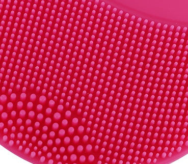 JMT-499658 Silica Gel Waterproof Face Cleaning Brush for Skin Care and Pore Cleansing, Rose Red