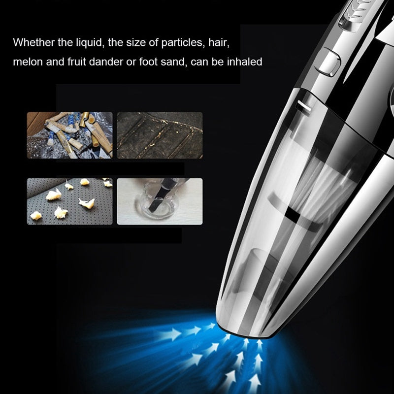 JMT-500298 Portable Handheld Rechargeable Car Vacuum Cleaner with 120W Power and Powerful Suction