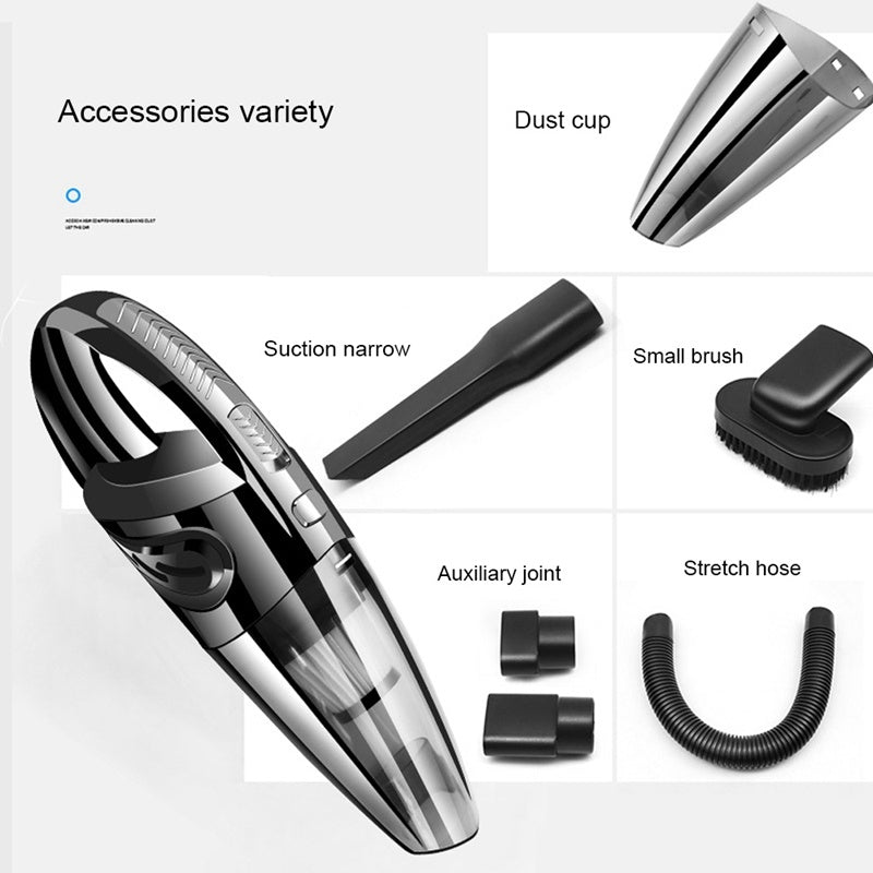 JMT-500298 Portable Handheld Rechargeable Car Vacuum Cleaner with 120W Power and Powerful Suction