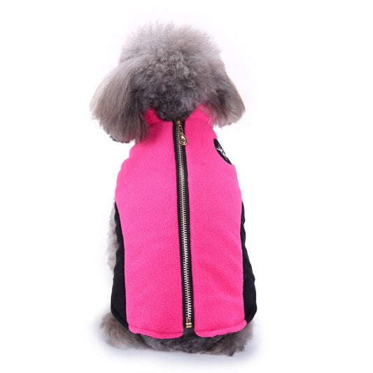 JMT-500298 Reflective Cotton Dog Winter Coat - Casual Pet Clothing in Various Colors and Sizes