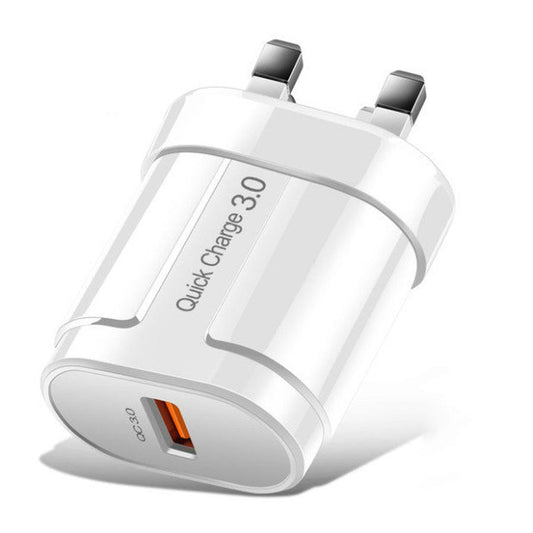 JMT-500362 Compact Smart Charger for Mobile Phones - AC100-240V, ABS, Dual Color Options
