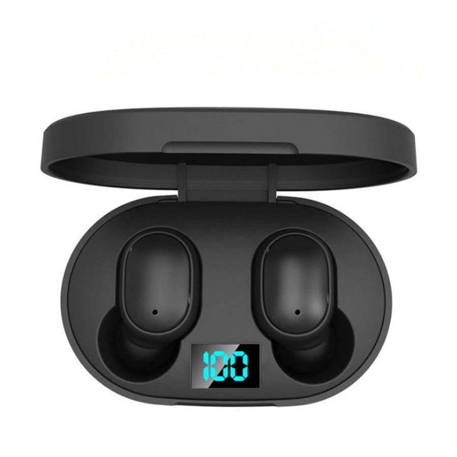 JMT-500810 Digital Display True Wireless In-Ear Bluetooth Headset for Sports - Stereo Sound, Mini Design, Bilateral Stereo