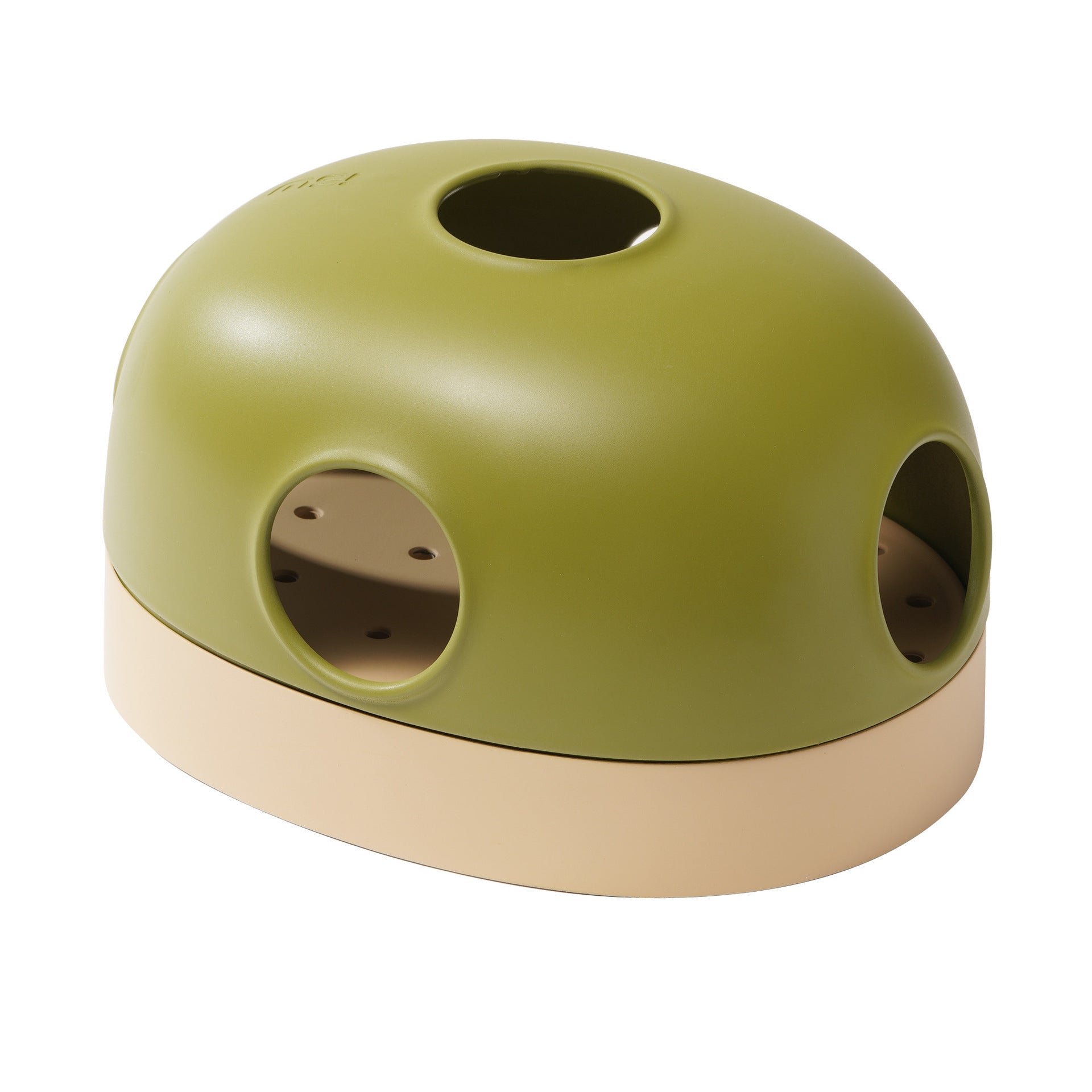 JMT-500810 Mochi Dong Dong Le Cat Turntable Toy - Interactive Activity Play for Cats in Pink, Blue, and Green