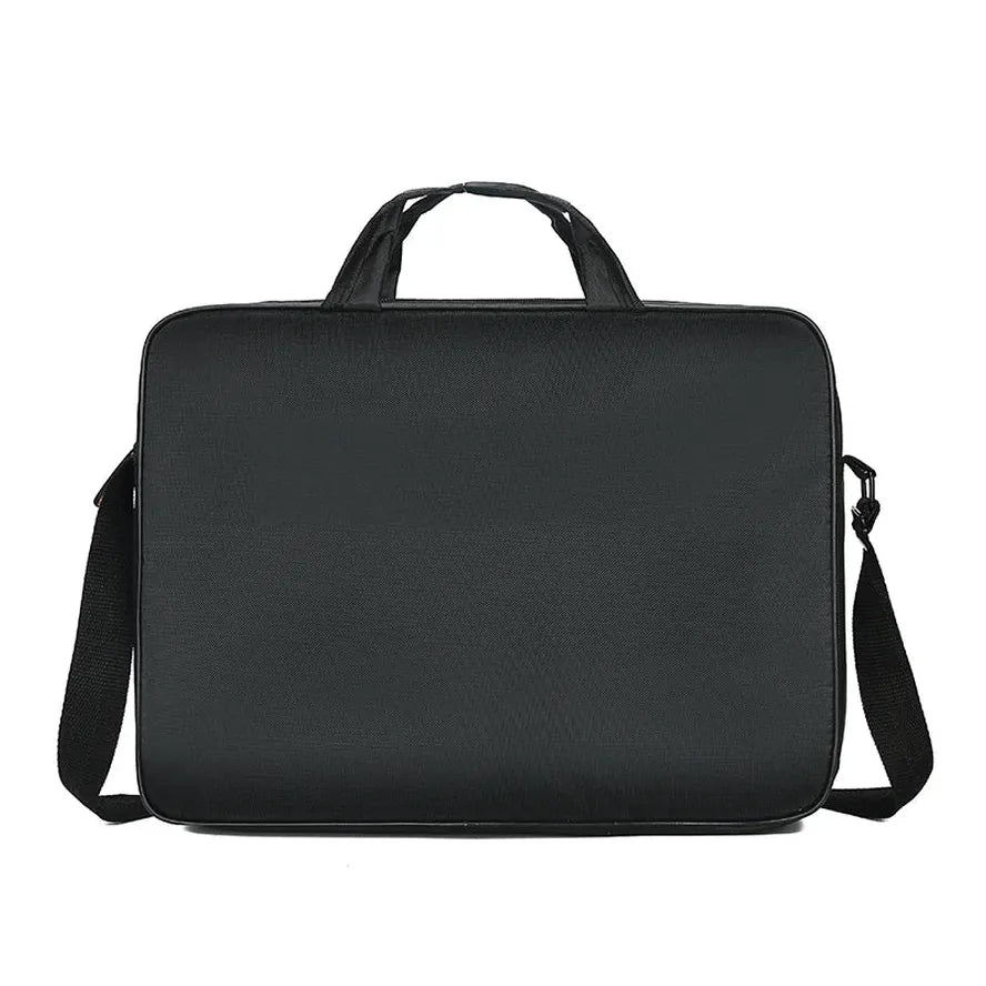 JMT-501322 Custom Logo Black Waterproof Nylon Fabric Laptop Bag