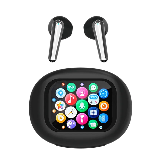 JMT-501834 YX56 TWS Gaming Earbuds with Smart Screen, ANC+ENC Technology, and LED Battery Indicator