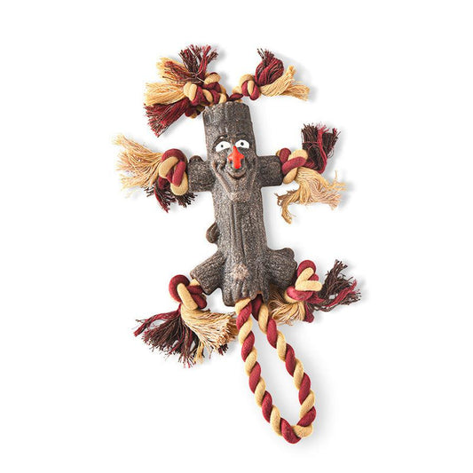 JMT-501962 Durable Rubber Rope Toy for Large Dogs – Tree Branch Design for Outdoor Training and Chewing