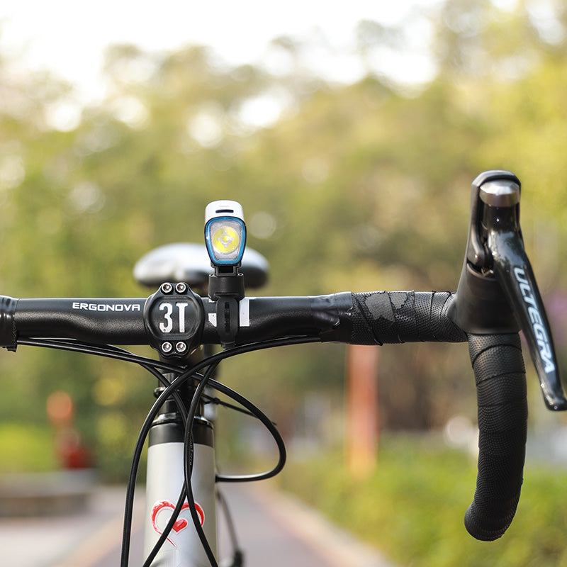 JMT-502026 Bright Front Bike Light for Night Riding, Featuring Strong Flashlight Functionality