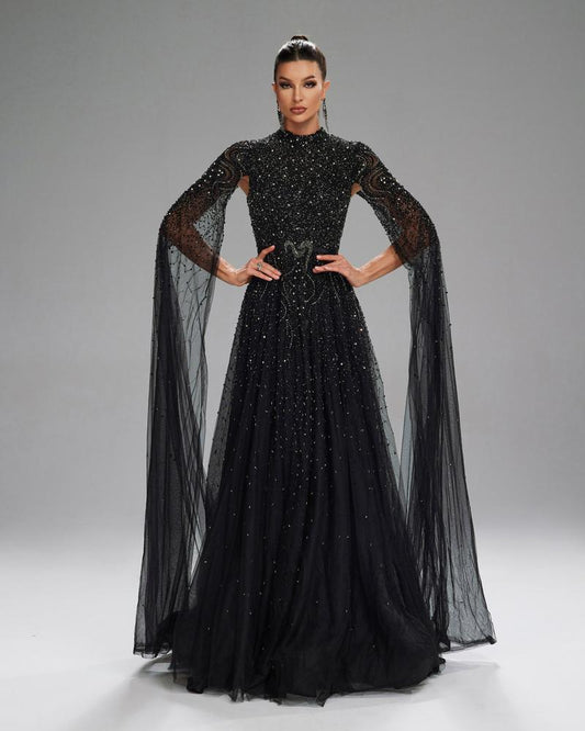 JMT-502218 Elegant Black Dress for Women - Style SH0004