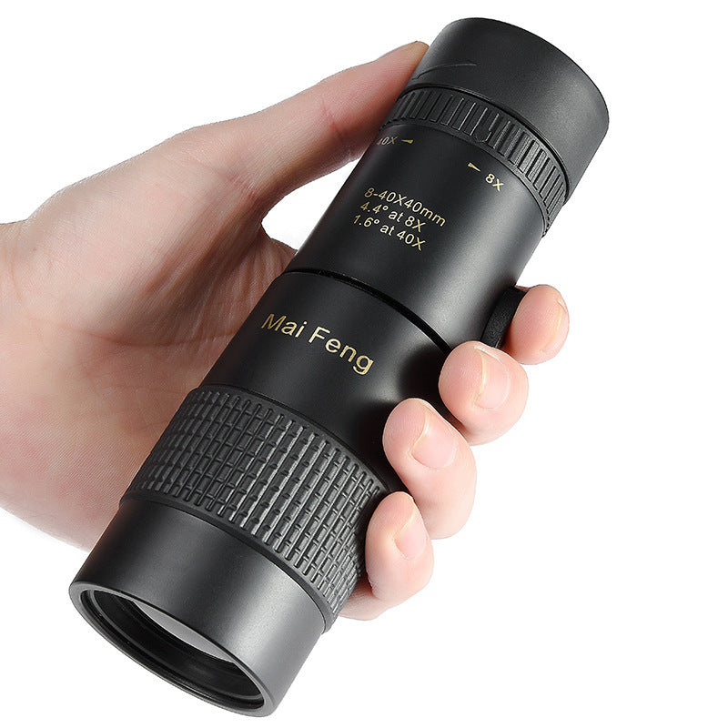 JMT-502346 High Resolution 8-40x40mm Telescope with Rotating Objective Lens and Tripod Interface