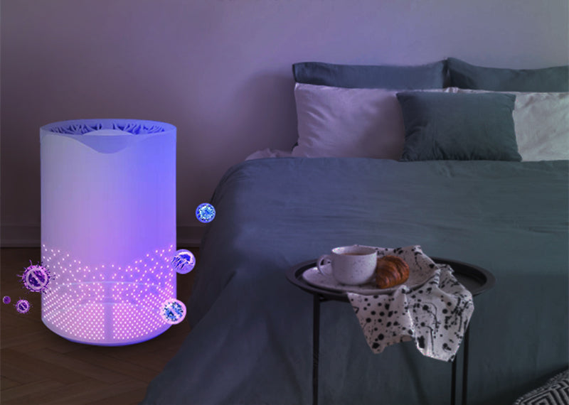 JMT-502474 Compact Air Purifier for Small Spaces – Ideal for Desk, Bedroom, Office, and Car