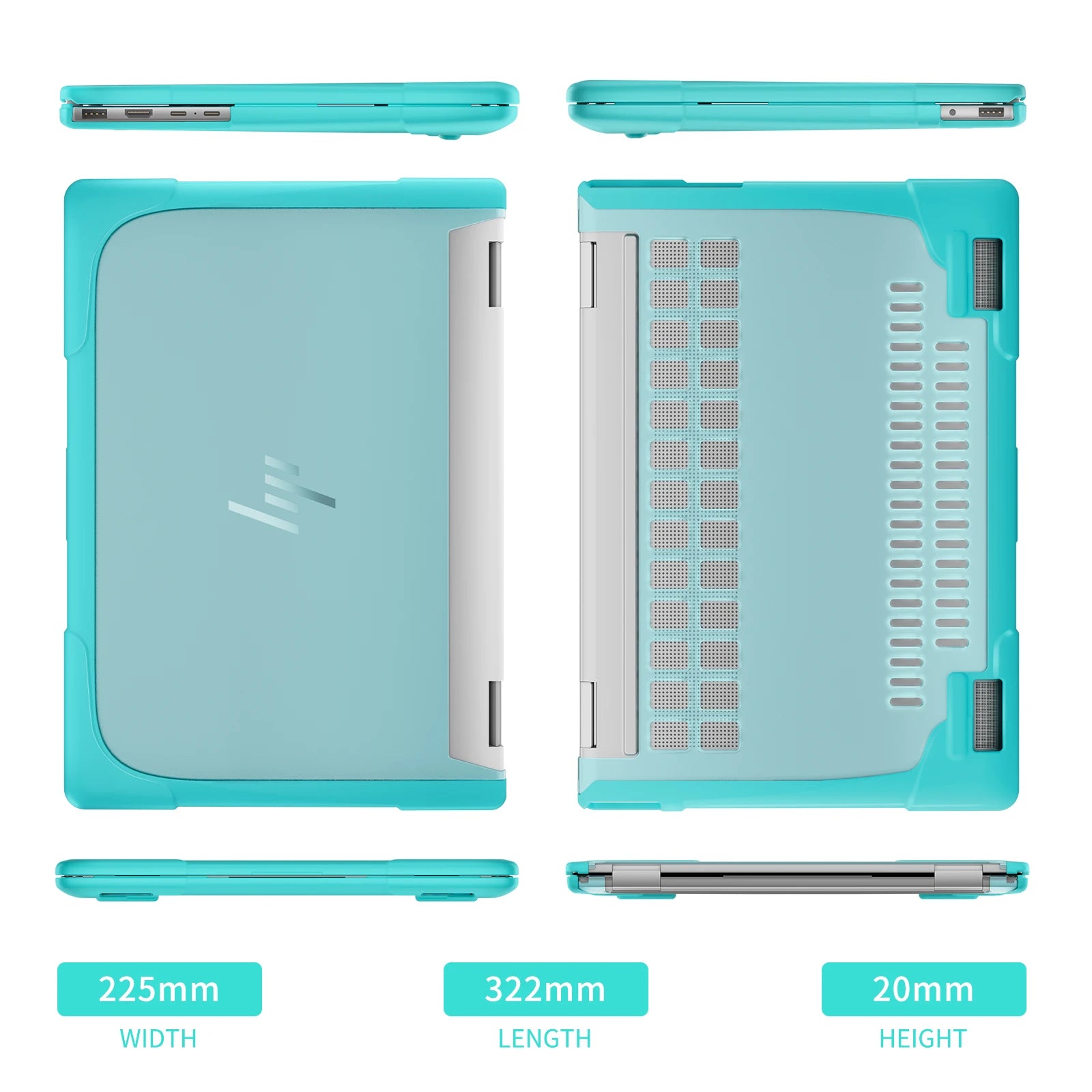 JMT-502794 OEM Green Case for 2024 14" HP Envy x360 2-in-1 Convertible Notebook