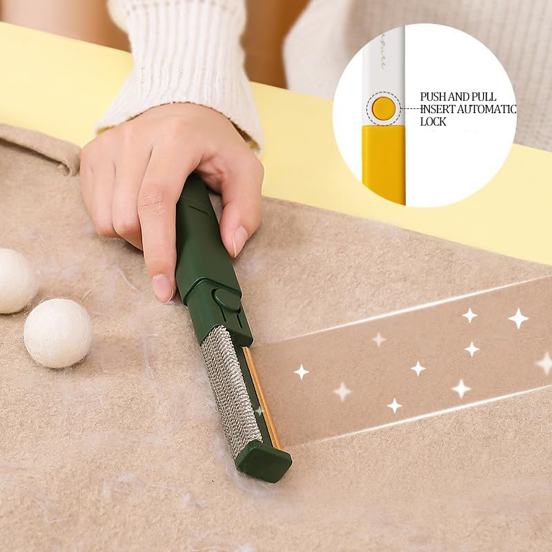 JMT-503050 Electrostatic Clothes Hair Removal Brush with Long Handle for Pet Hair and Lint Removal