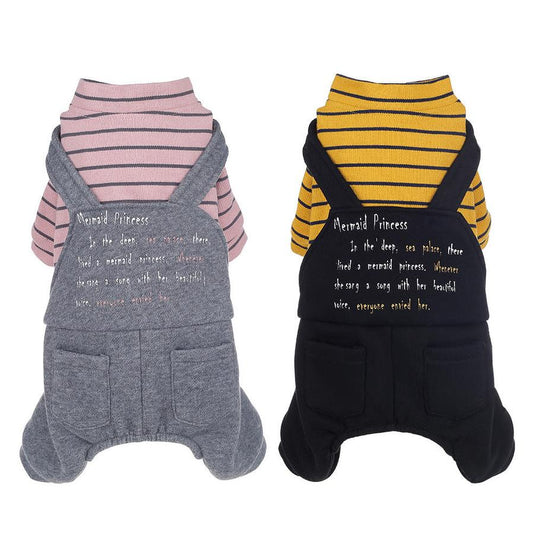 JMT-503754 Cozy Knitted Winter Clothes for Kittens and Cats in Striped Patterns