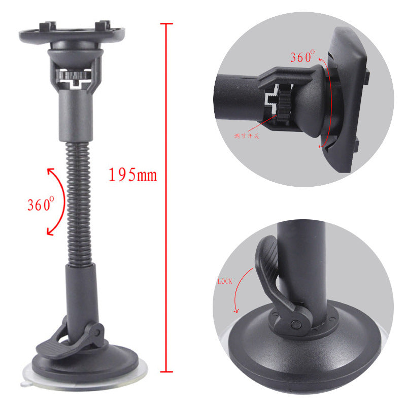 JMT-503818 Adjustable Car Phone Holder for GPS Navigation - Fits 45-115mm Devices
