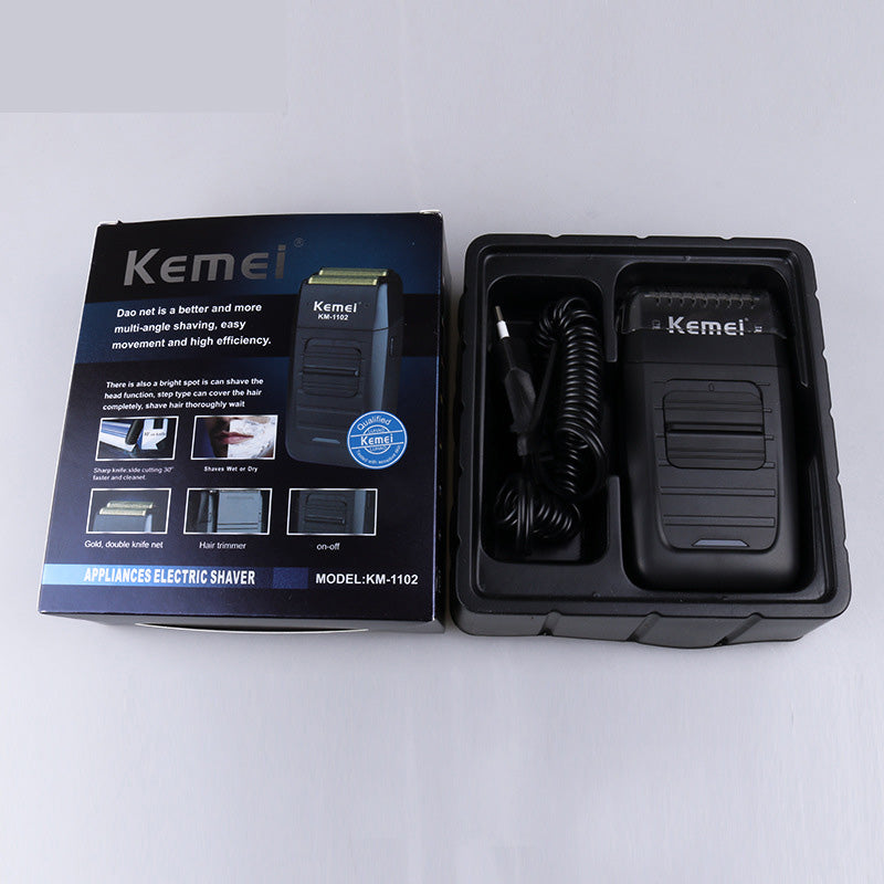 JMT-504778 Rechargeable Electric Shaver with Strong Power for Men - Model KM-1102