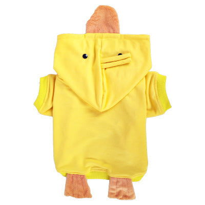 JMT-505034 Adorable Yellow Two-Legged Pet Costume in Various Sizes