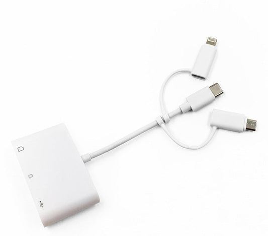 JMT-505290 3-in-1 USB 2.0 Card Reader for SD and T-Flash Cards