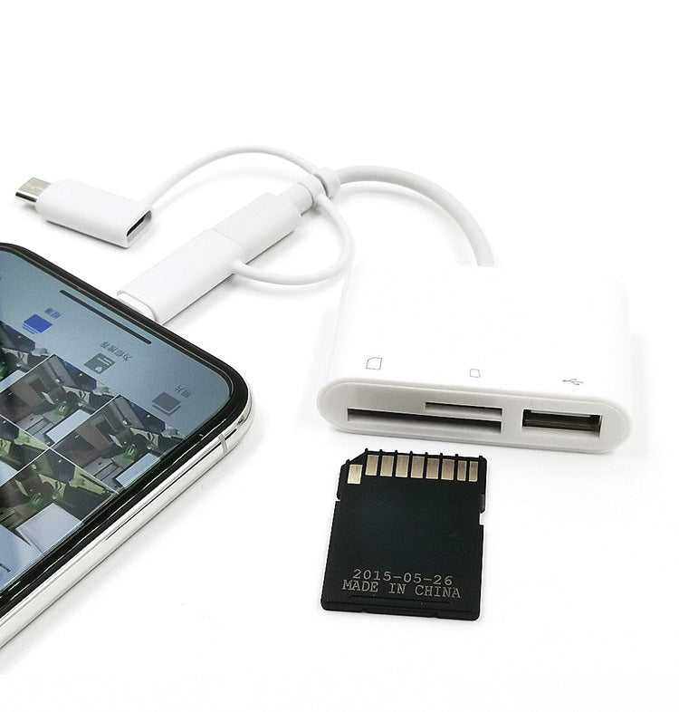 JMT-505290 3-in-1 USB 2.0 Card Reader for SD and T-Flash Cards