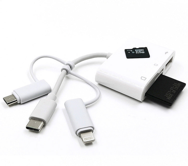 JMT-505290 3-in-1 USB 2.0 Card Reader for SD and T-Flash Cards