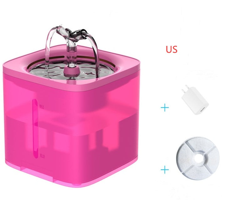 JMT-505290 Automatic Pet Drinking Fountain for Cats and Dogs - 2L Capacity, USB Powered, Multiple Color Options