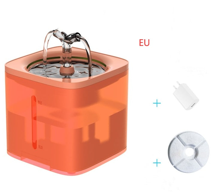 JMT-505290 Automatic Pet Drinking Fountain for Cats and Dogs - 2L Capacity, USB Powered, Multiple Color Options