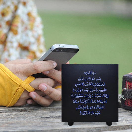 JMT-505610 Koran Square Bluetooth Speaker with Touch Light and Remote Control, 2000mAh Battery, 8GB Storage, Dustproof and Fall-Proof