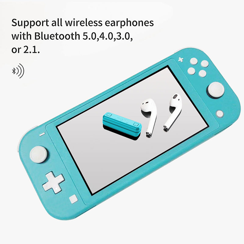 JMT-505738 Gulikit NS07 Wireless Bluetooth Receiver for Nintendo Switch, Switch Lite, PS4, and PC