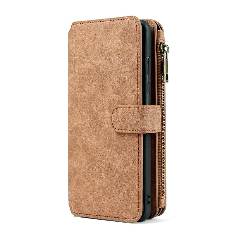 JMT-505802 Multi-Function Leather Phone Wallet Case for Samsung Models