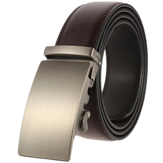 JMT-505866 Automatic Buckle Men's Belt - Stylish and Durable Casual Accessory