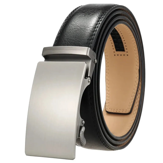 JMT-505866 Automatic Buckle Men's Belt - Stylish and Durable Casual Accessory