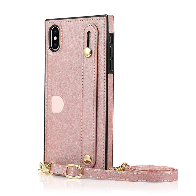 JMT-506954 Leather Phone Case with Card Holder and Anti-Scratch Durable Back Cover