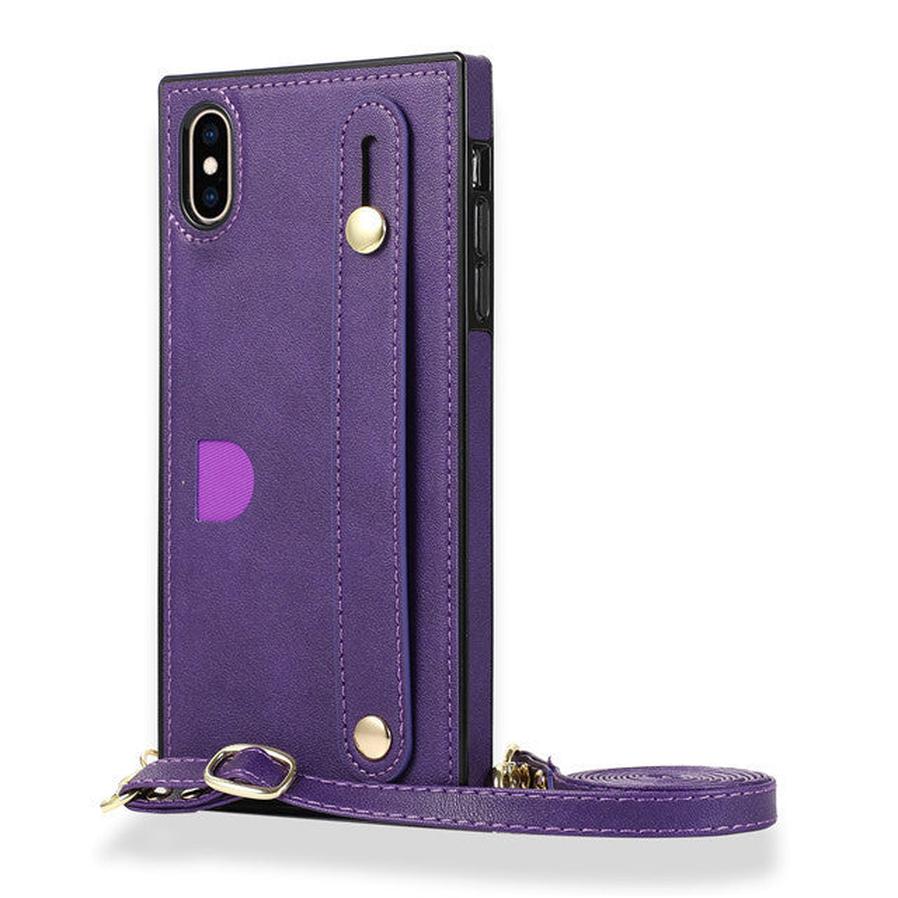 JMT-506954 Leather Phone Case with Card Holder and Anti-Scratch Durable Back Cover