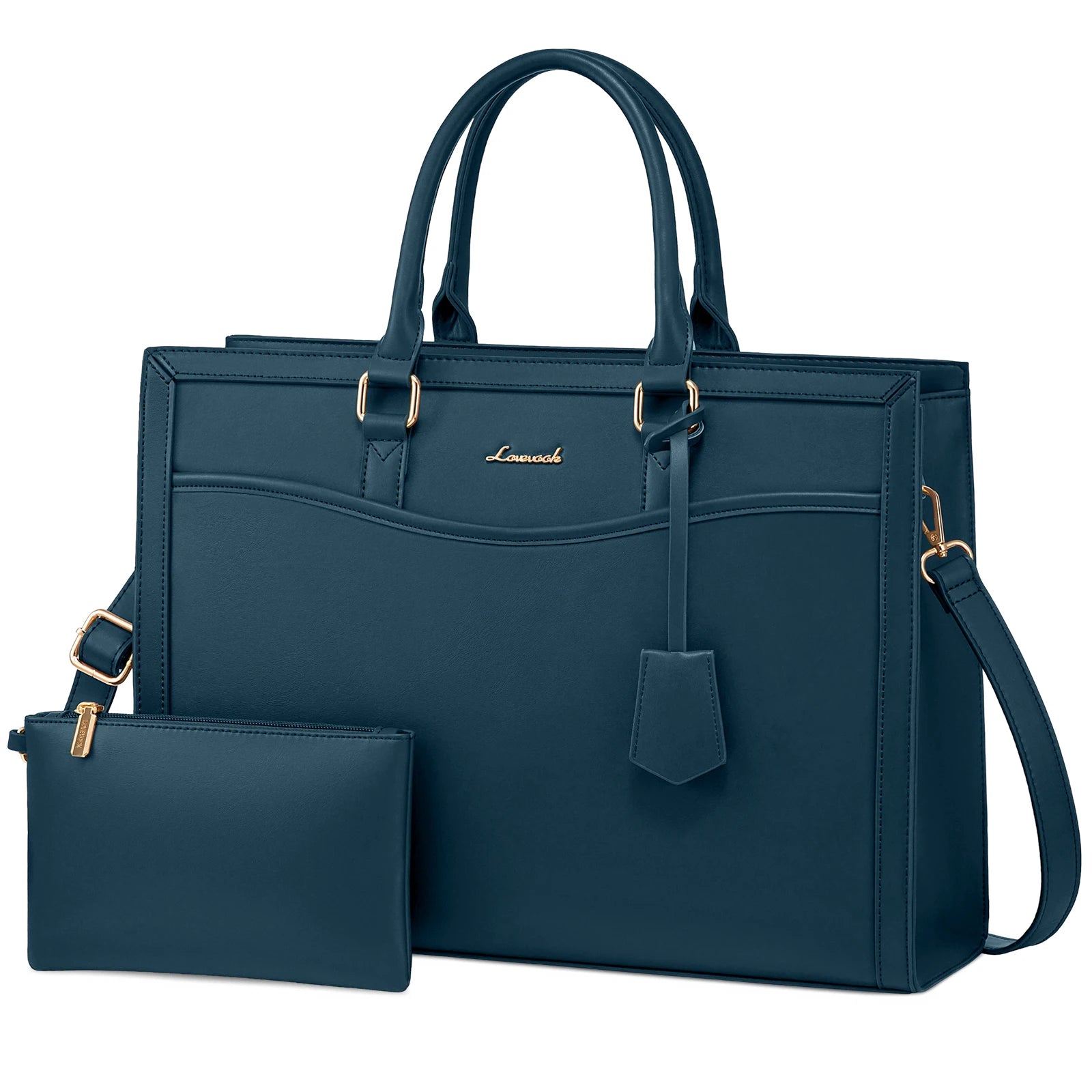 JMT-507146 Stylish Laptop Handbag for Women - Leather Tote with Dedicated Laptop Compartment