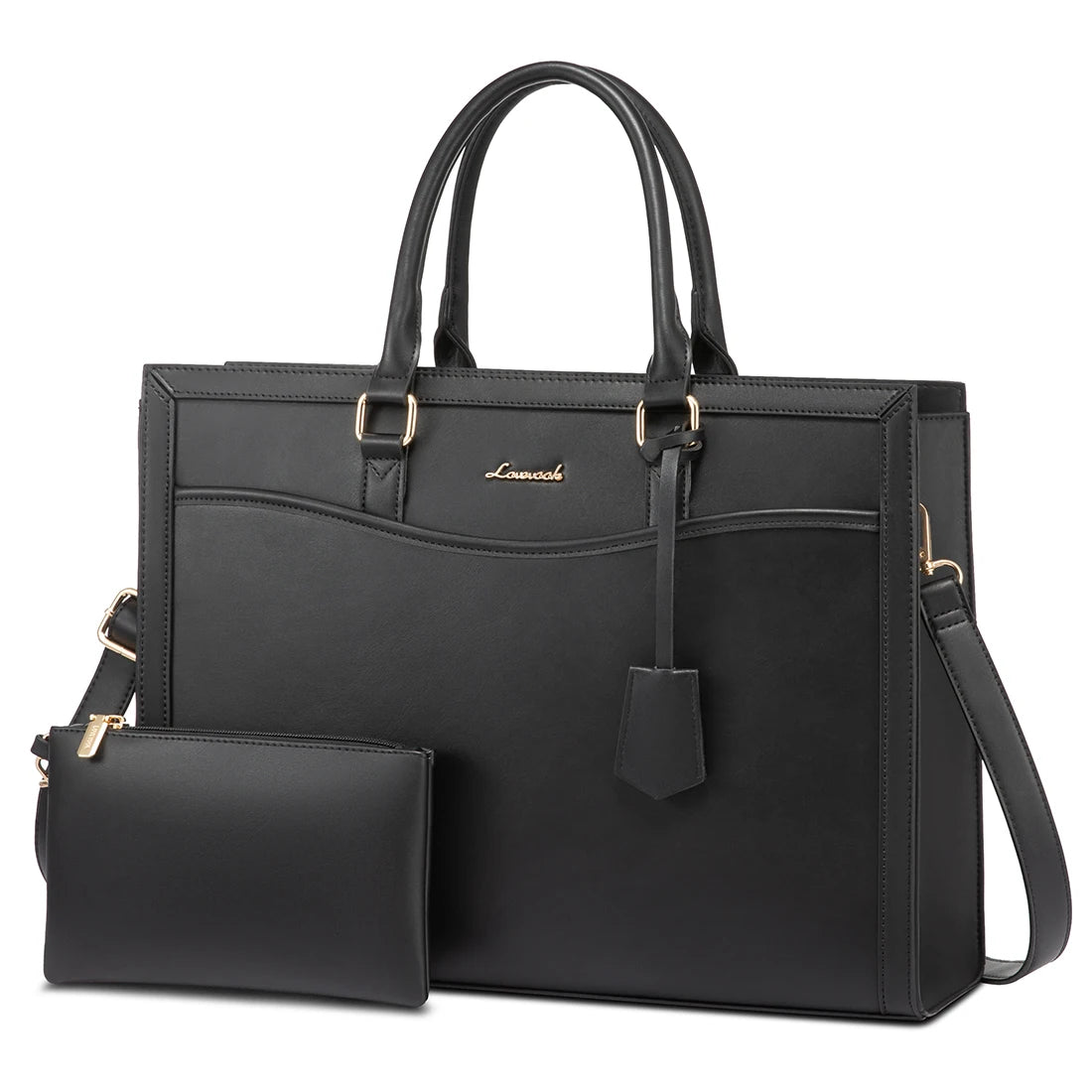 JMT-507146 Stylish Laptop Handbag for Women - Leather Tote with Dedicated Laptop Compartment