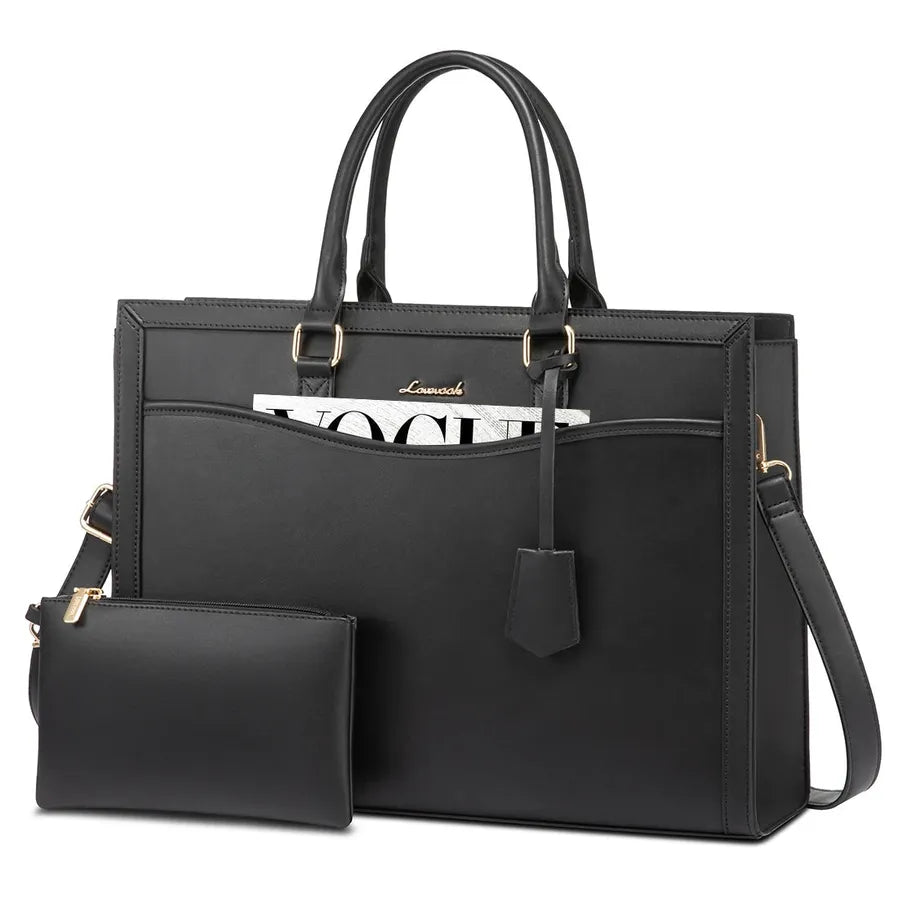 JMT-507146 Stylish Laptop Handbag for Women - Leather Tote with Dedicated Laptop Compartment