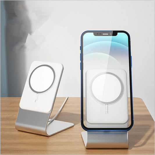 JMT-507274 Aluminum Alloy Magnetic Desktop Wireless Charger for Apple Magsafe Compatible Devices