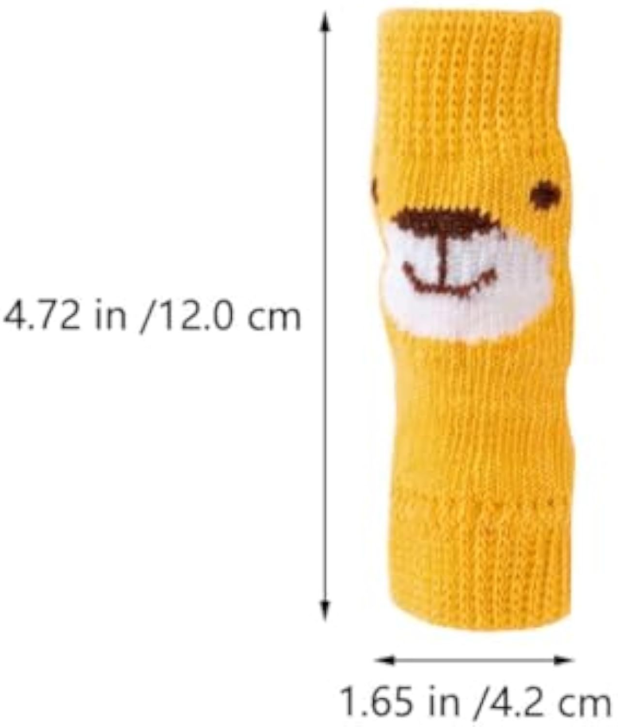 JMT-507402 Winter Warm Pet Dog Socks - 4-Piece Set for Small Dogs, Puppy Leg Protection and Comfort