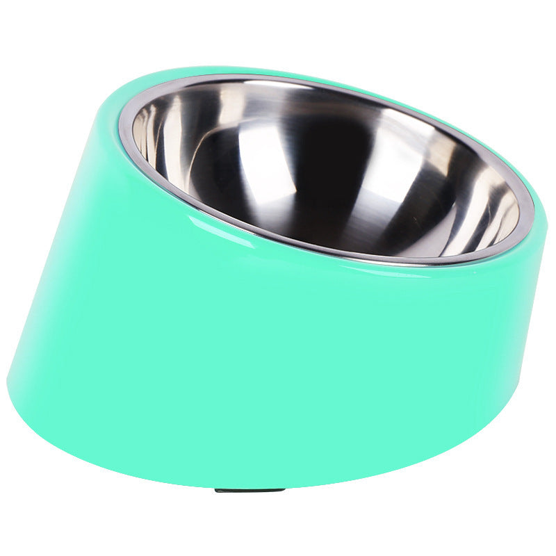 JMT-507594 Oblique Mouth Cat Food Bowl - Stylish and Functional Pet Dining Solution