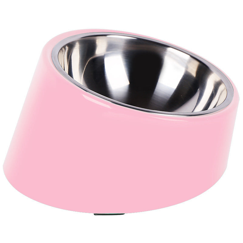 JMT-507594 Oblique Mouth Cat Food Bowl - Stylish and Functional Pet Dining Solution