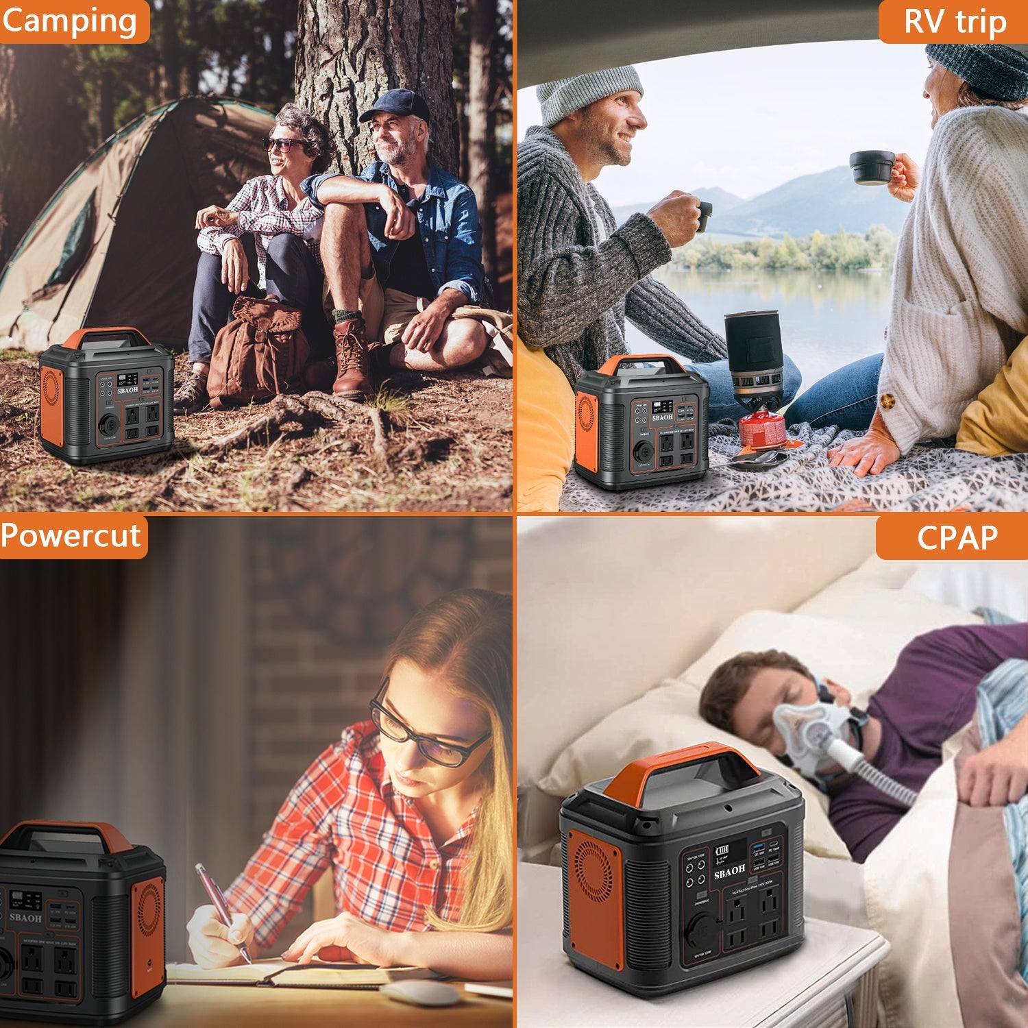 JMT-507914 Portable Power Station 300W 296Wh Lithium Backup Battery with Multiple Output Ports for Emergency and Outdoor Use