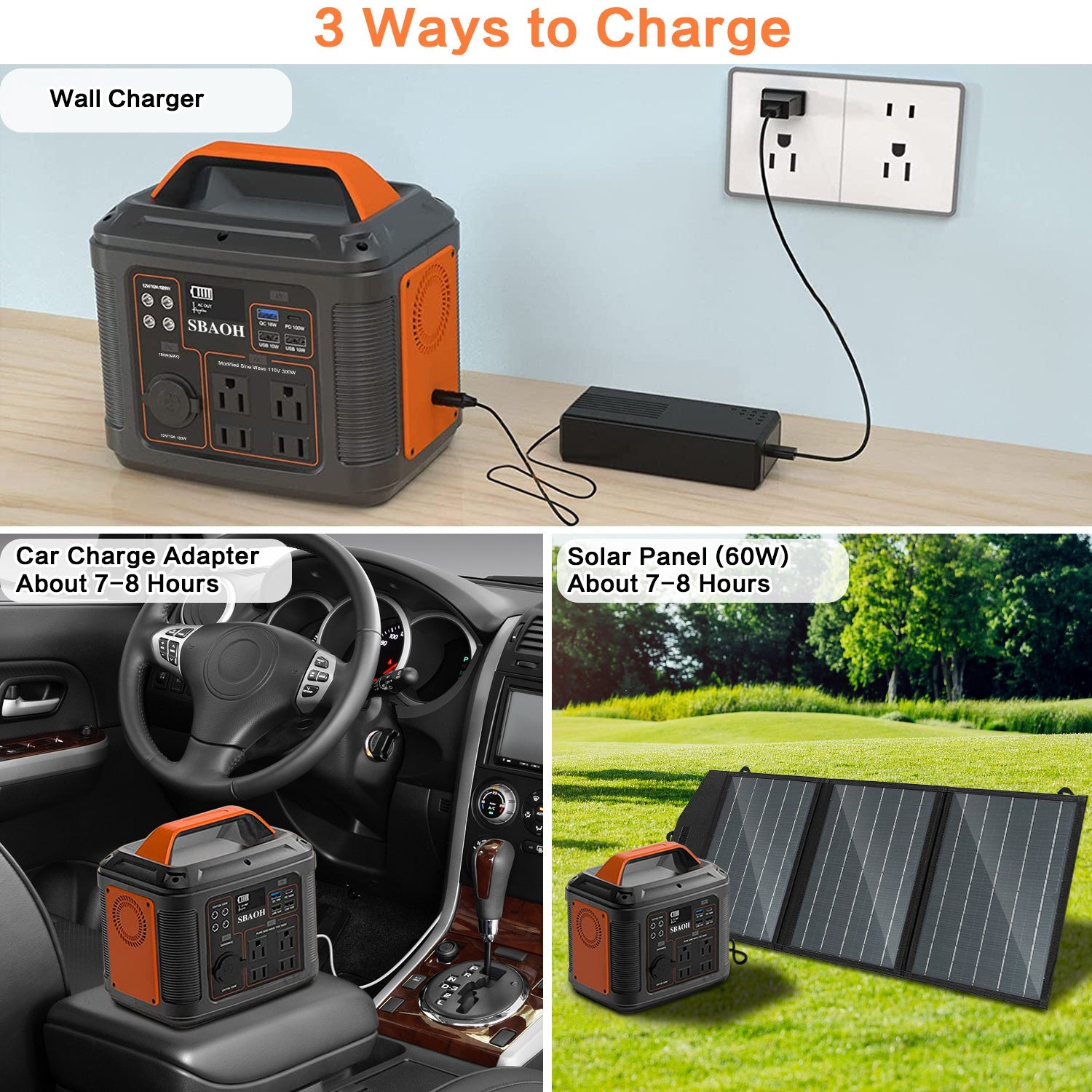 JMT-507914 Portable Power Station 300W 296Wh Lithium Backup Battery with Multiple Output Ports for Emergency and Outdoor Use