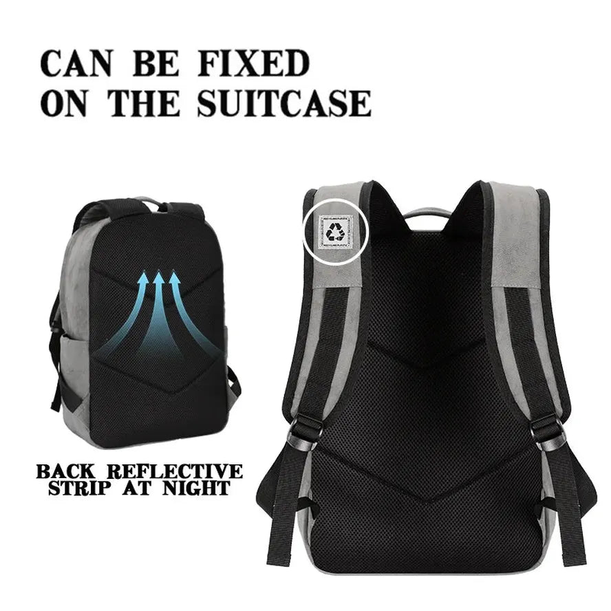 JMT-507978 Custom Logo Nylon Laptop Backpack for Business – 17 Inch Capacity for Men and Women