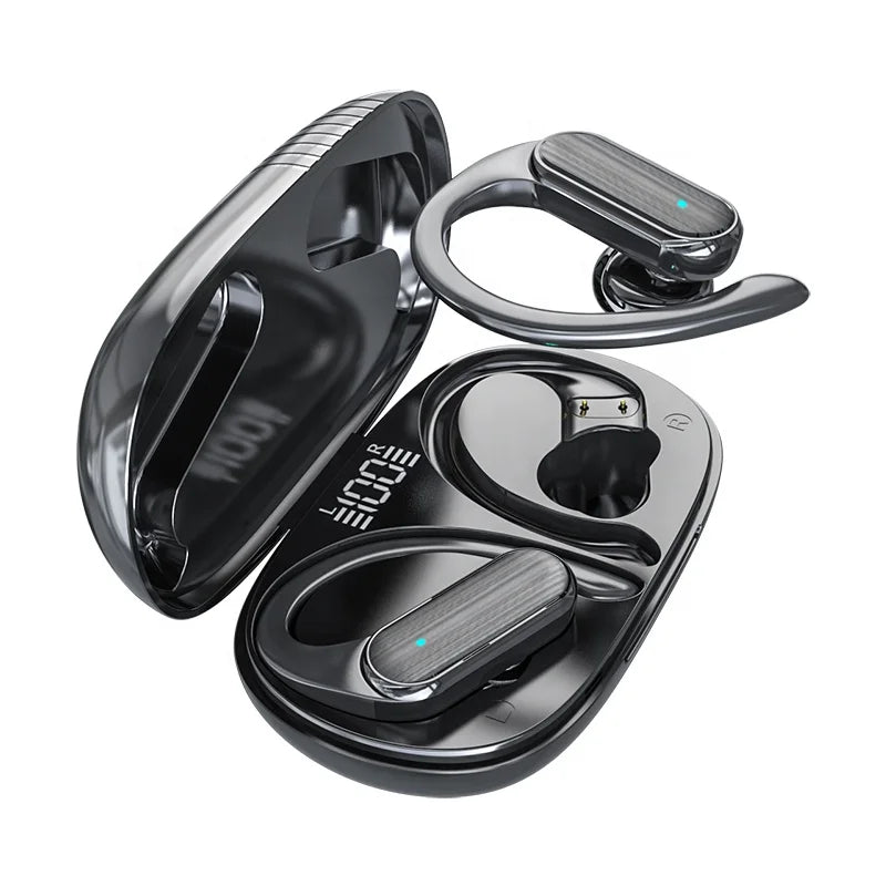 JMT-508746 Wireless Ear Hook Earphones with Microphone for Gym and Outdoor Activities