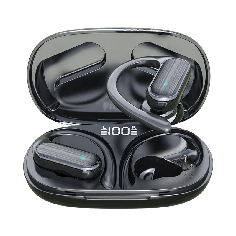 JMT-508746 Wireless Ear Hook Earphones with Microphone for Gym and Outdoor Activities