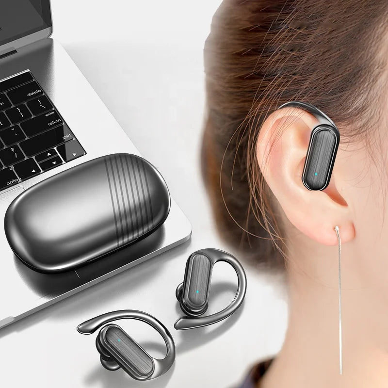 JMT-508746 Wireless Ear Hook Earphones with Microphone for Gym and Outdoor Activities