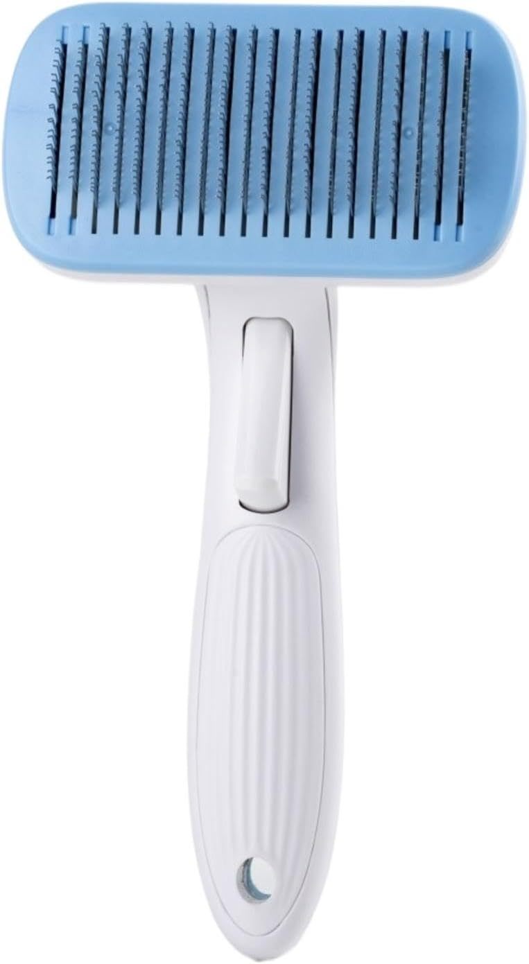 JMT-508810 Automatic Hair Removal Pet Comb for Dogs and Cats - One Click Cleaning Needle Design, Universal Grip, Size 10.7*19.5cm