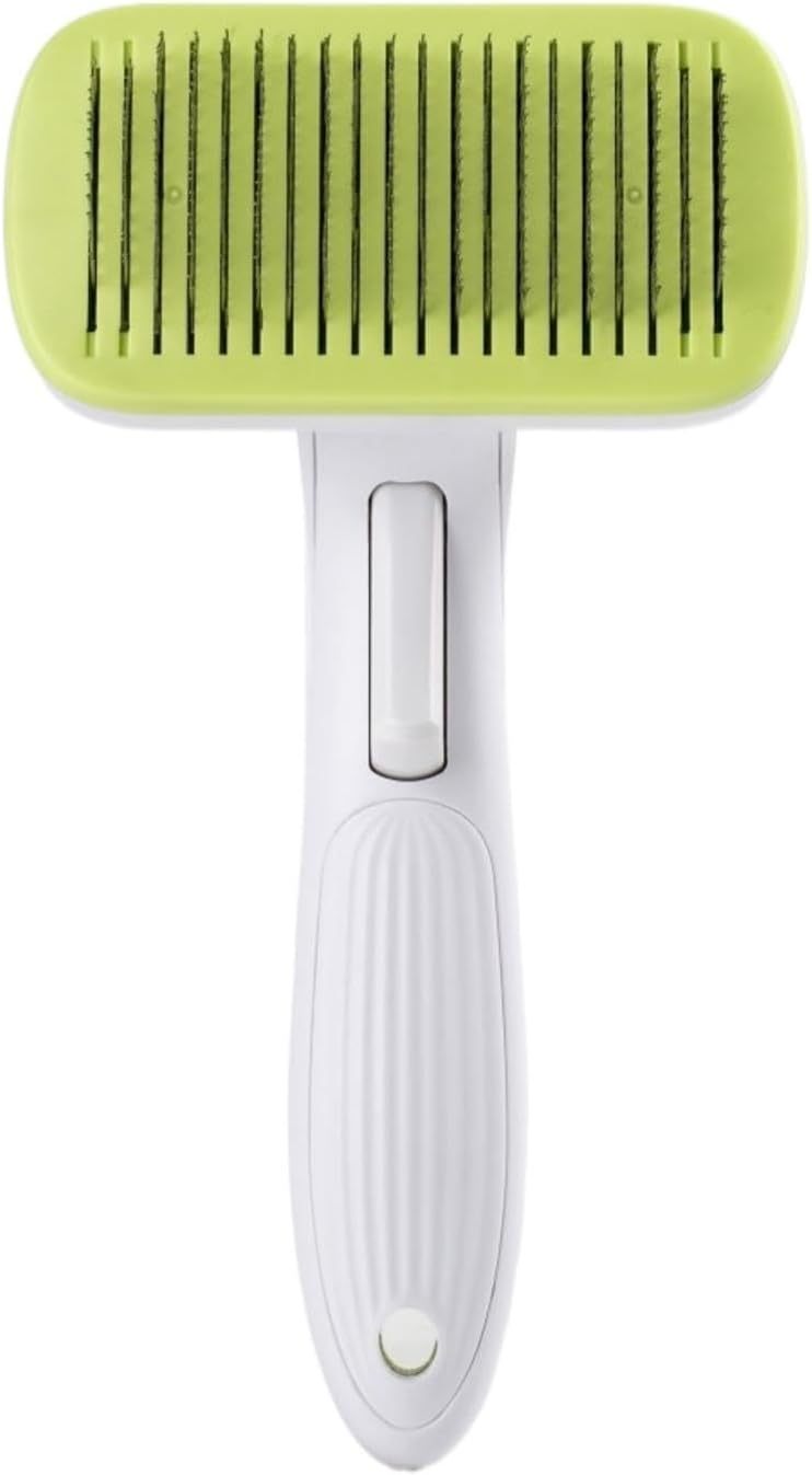 JMT-508810 Automatic Hair Removal Pet Comb for Dogs and Cats - One Click Cleaning Needle Design, Universal Grip, Size 10.7*19.5cm