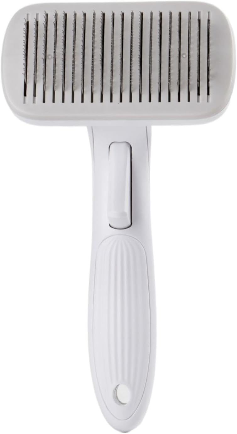 JMT-508810 Automatic Hair Removal Pet Comb for Dogs and Cats - One Click Cleaning Needle Design, Universal Grip, Size 10.7*19.5cm