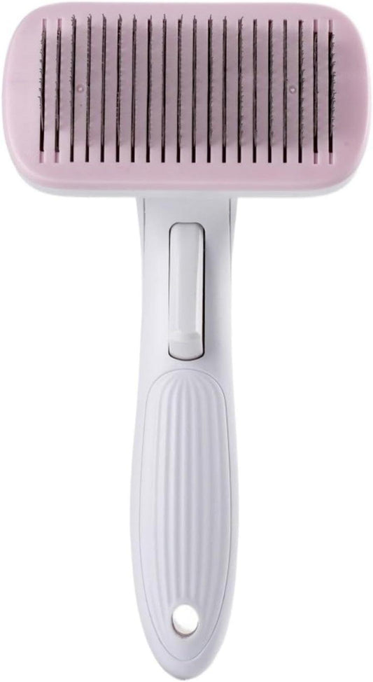 JMT-508810 Automatic Hair Removal Pet Comb for Dogs and Cats - One Click Cleaning Needle Design, Universal Grip, Size 10.7*19.5cm